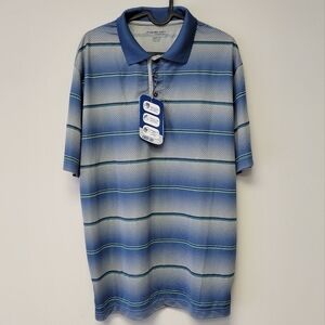 Fourcast Performance polo Golf Shirt Royal Blue M